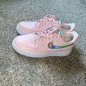 Pink Nike shoes